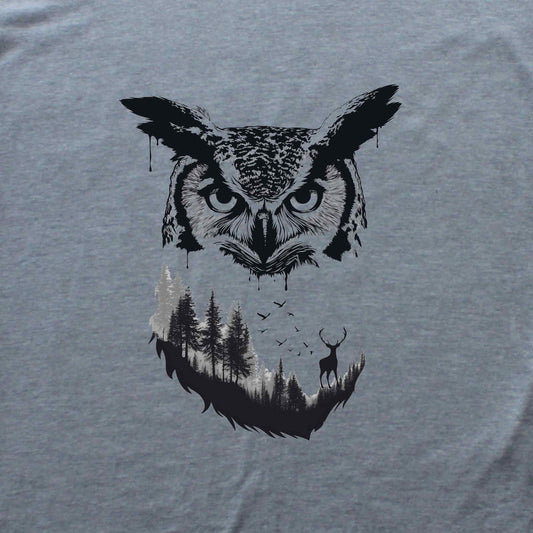 Owl Inner Landscape T-shirt