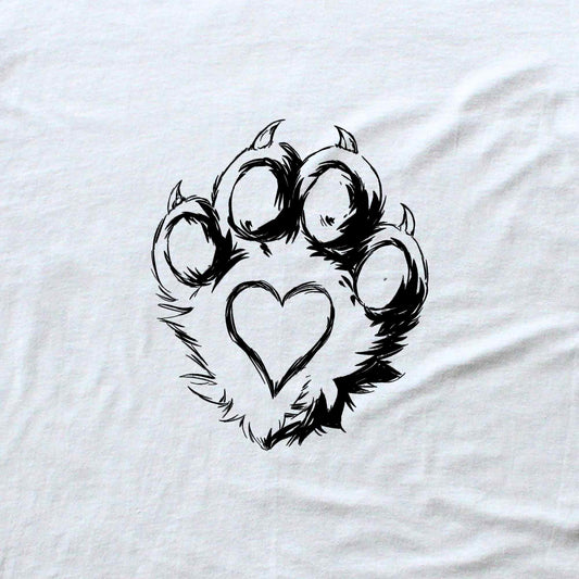 Foot Print Heart -shirt