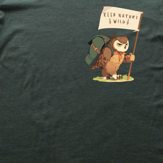 Keep Nature Wild, Eagle Owl T-shirt