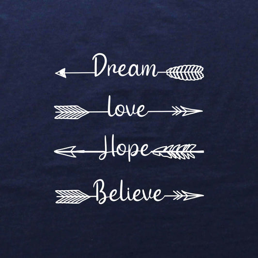 Dream, Love, Arrows T-shirt