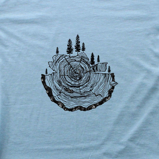 Pine Trunk and Trees T-shirt