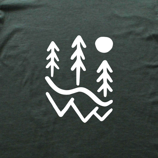 Trees And Mountains T-shirt