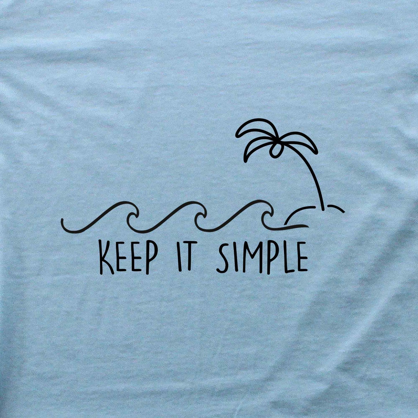 Keep It Simple Beach Graphic T-shirt