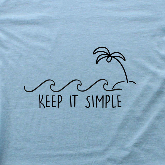 Keep It Simple Beach Graphic T-shirt