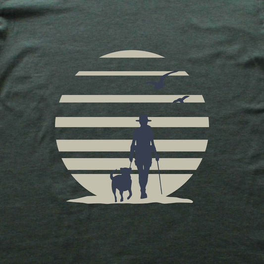Hiking Girl and Dog T-shirt