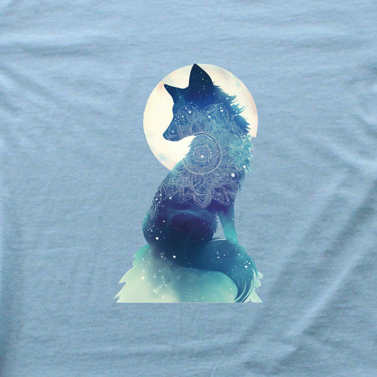 Mandala Fox Moon T-shirt