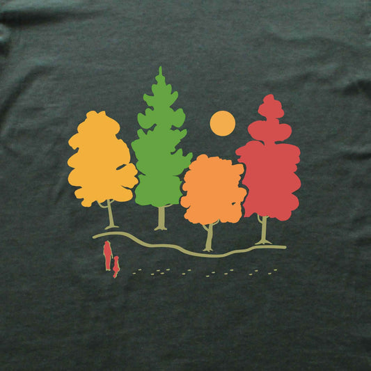 Autumn Landscape Graphic T-shirt