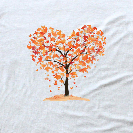 Autumn Tree Heart T-shirt