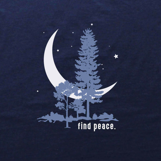 Find Peace Moon Landscape T-shirt