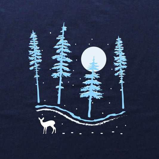 Deer in the Snow T-shirt