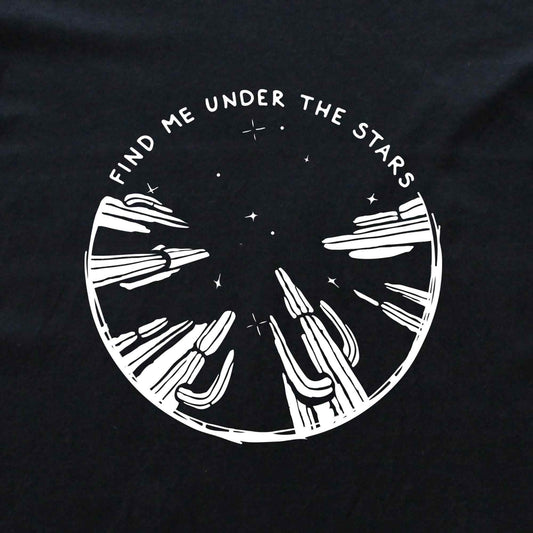 Find me under The Star Cactus T-shirt