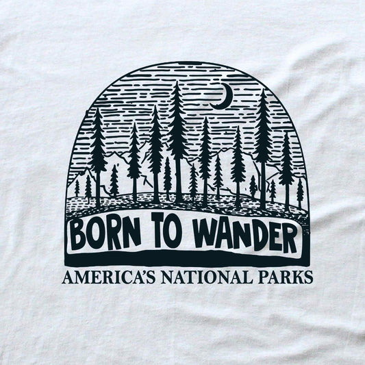 Born to Wander National Park T-shirt