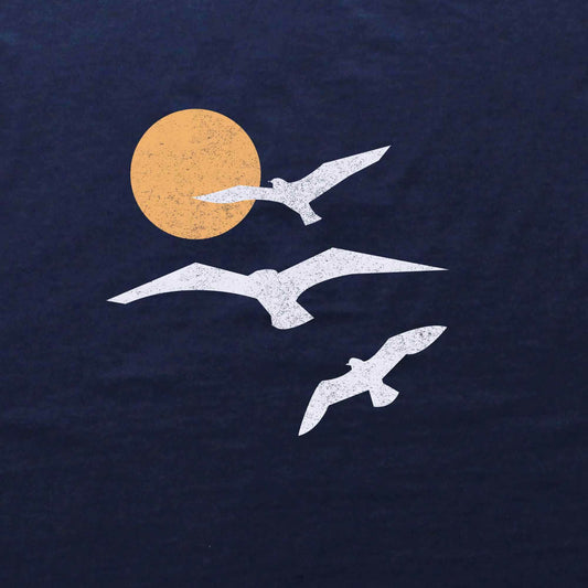 Sea, Birds and Sun T-shirt