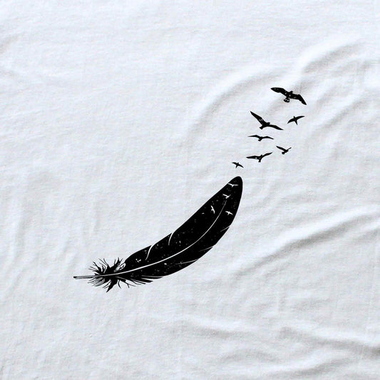 Birds Feather T-shirt