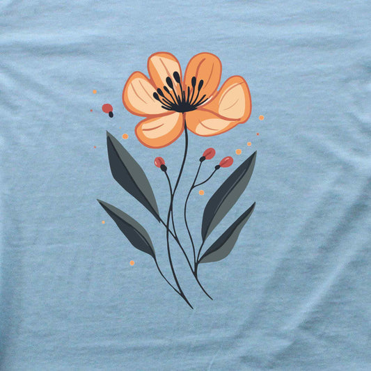 Stylized Flower T-shirt