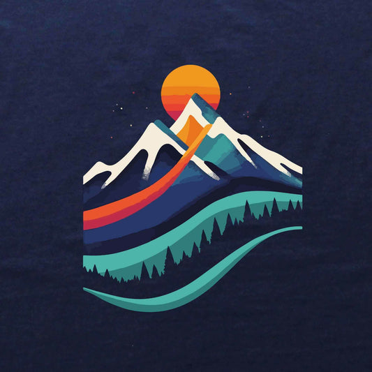 Colorfull Mountain T-shirt