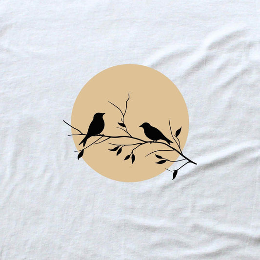 Birds Sun Branch T-shirt