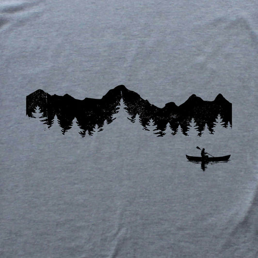 Kayak Landscape Panorama T-shirt