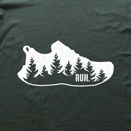 Running Shoes Forest T-shirt