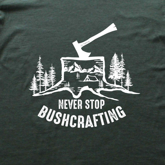 Never Stop Buchcrafting T-shirt