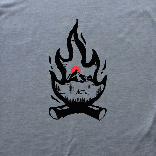 Fire Landscape T-shirt
