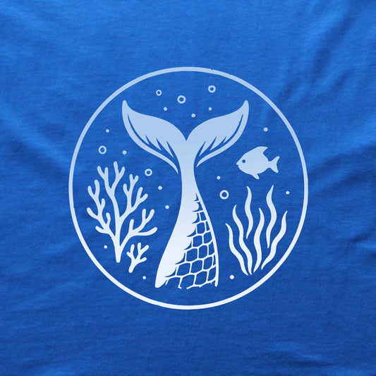 Round Whale Ocean T-shirt