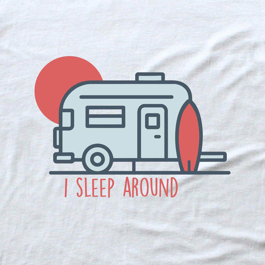 Sleep Around Caravan Surf T-shirt
