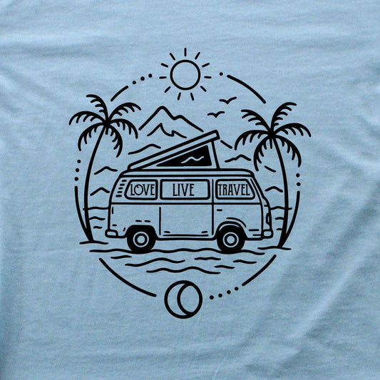 Live, Love, Travel Van T-shirt