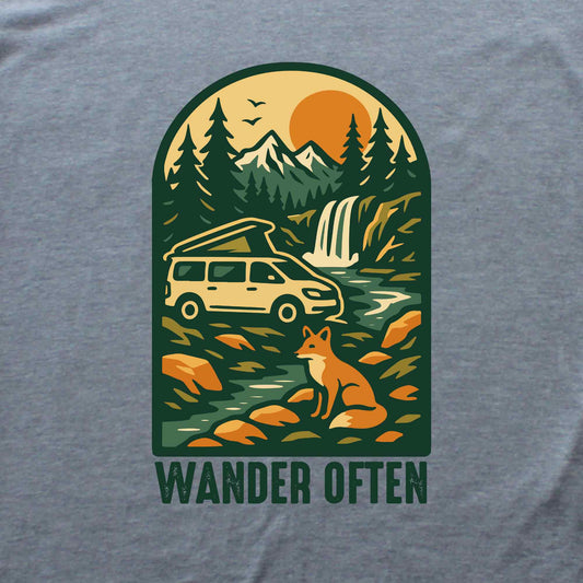 Wander Often Van T-shirt