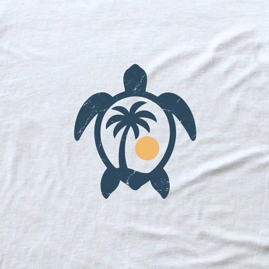 Minimalist Turtle Landscape T-shirt