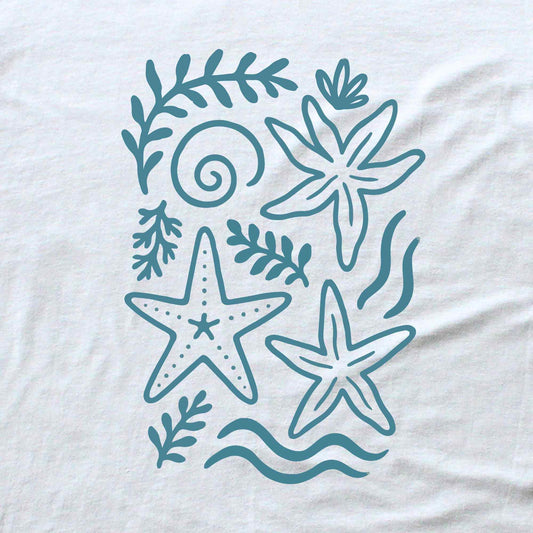 Floral Ocean Elements T-shirt