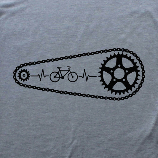 Bike Chain HeartBeat T-shirt