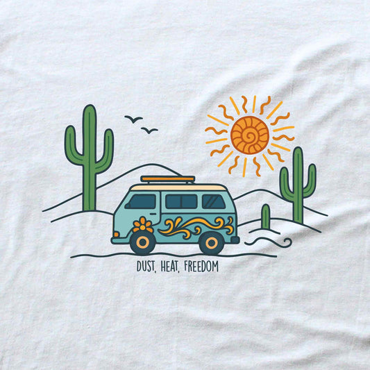 Dust Heat Freedom Van T-shirt