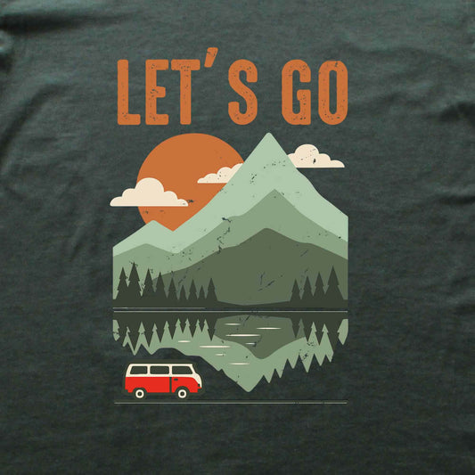 Let's Go Van Landscape T-shirt