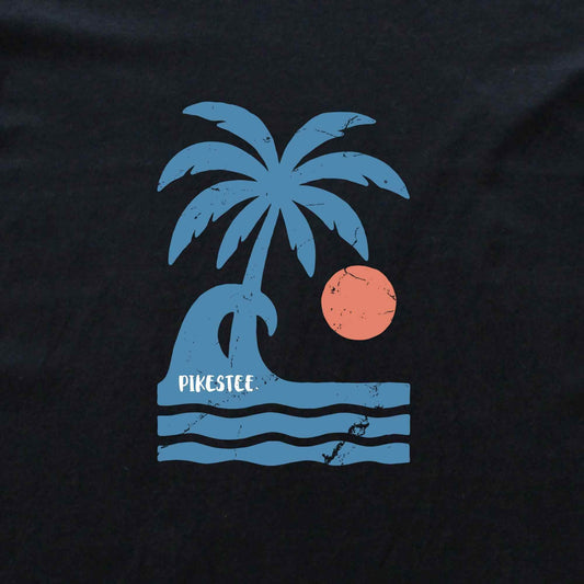 Wave Palm and Ocean T-shirt