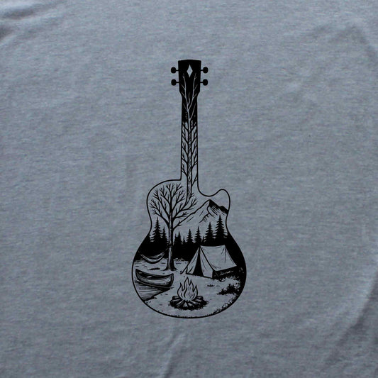 Guitar Camp Landscape T-shirt