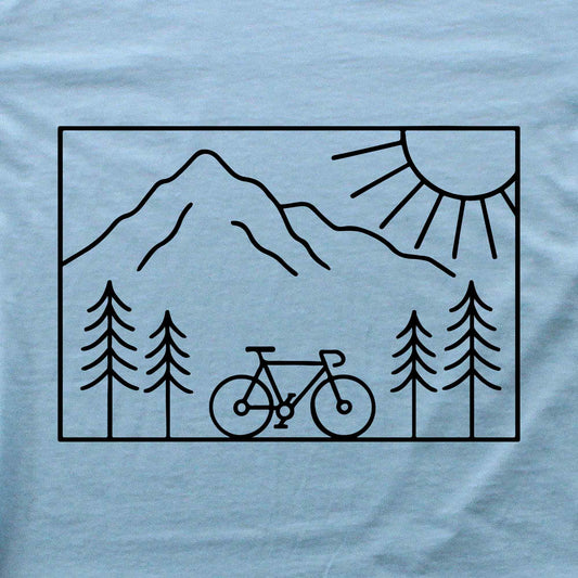 Cycling In Mountains T-shirt
