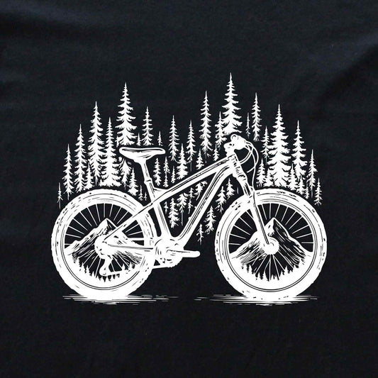 Wooden Mountain Bike T-shirt