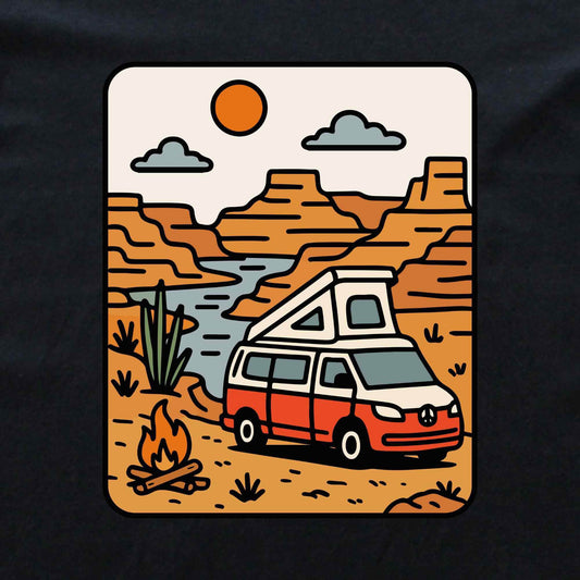 Cartoon Van Canyon T-shirt