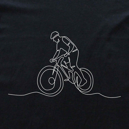 Mountain Bike Line art T-shirt