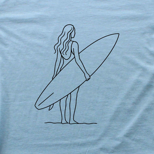 Surf Girl Minimalist T-shirt