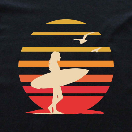 Dawn Surfing Girl T-shirt
