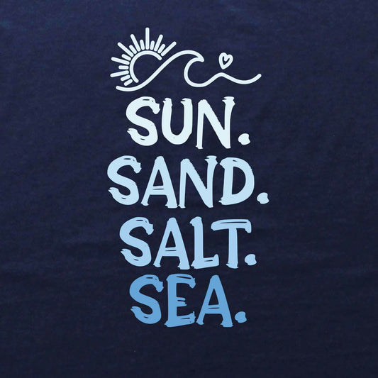 Sun, Sand, Salt, Sea T-shirt