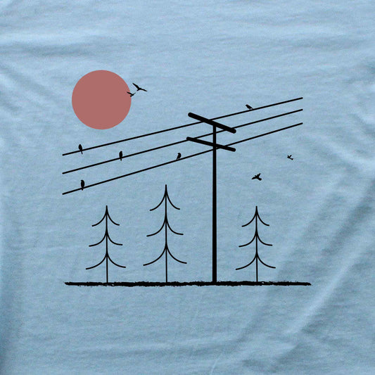 Trees and Power Lines T-shirt