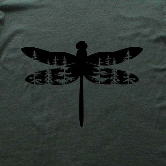 DragonFly Forest Landscape T-shirt
