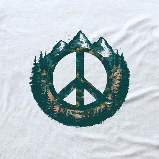 Peace Sign Forest T-shirt