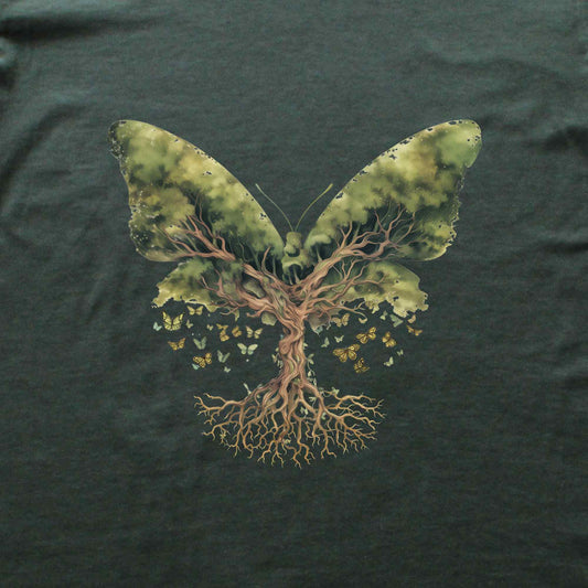 " ButterFly's Tree" graphic T-shirt