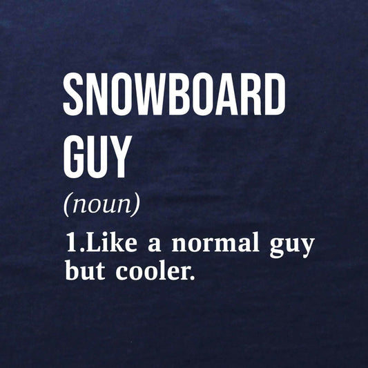 Snowboard Guy Definition T-shirt