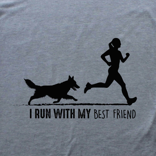 I Run With My Best Friend T-shirt