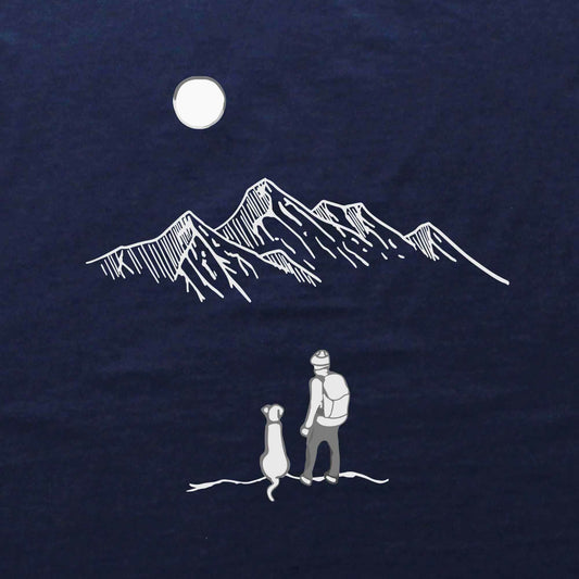 Hike With The Dog (Man) T-shirt